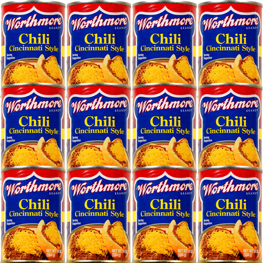 Worthmore Cincinnati Style Chili 10oz Can 12pk