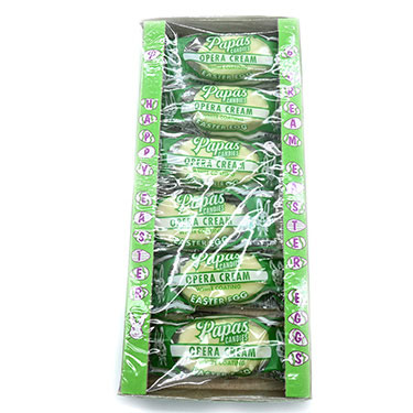 Papas White Chocolate Covered Opera Cream Eggs 6ct Box