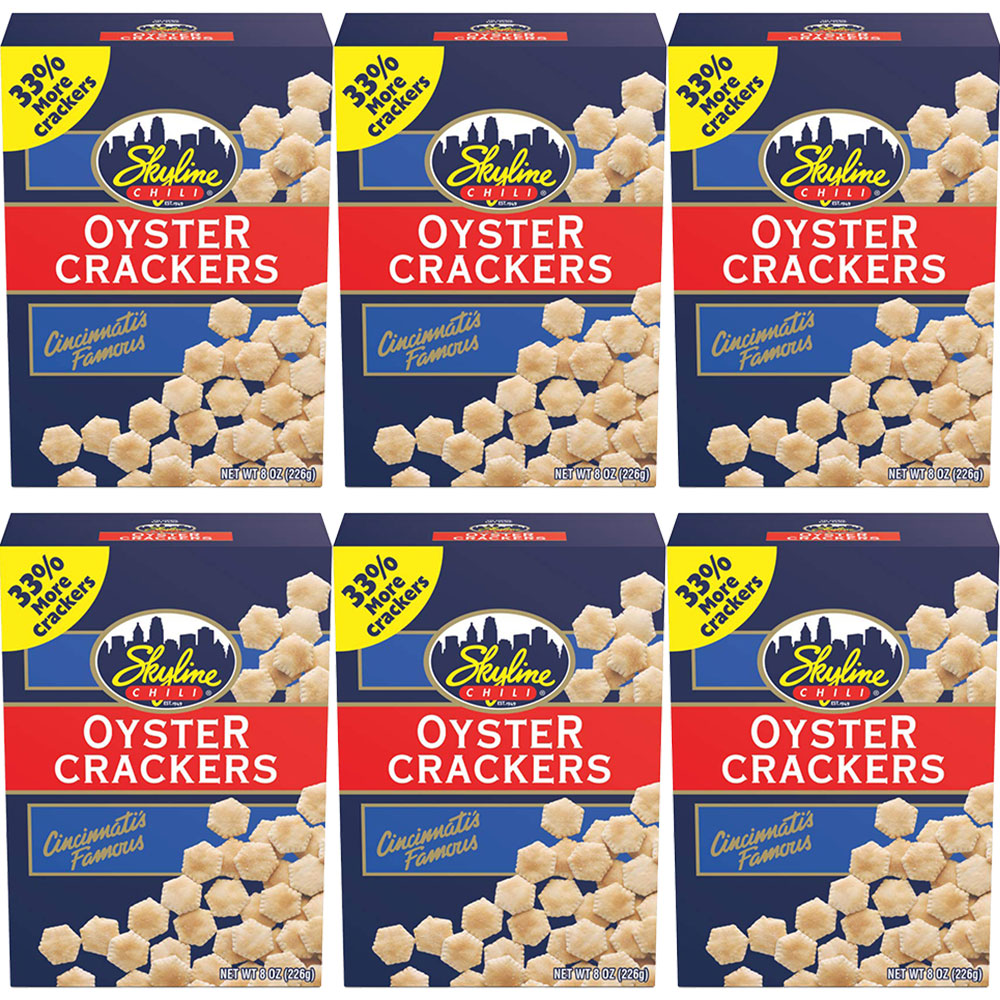 Skyline Chili Oyster Crackers 8oz Box 6pk