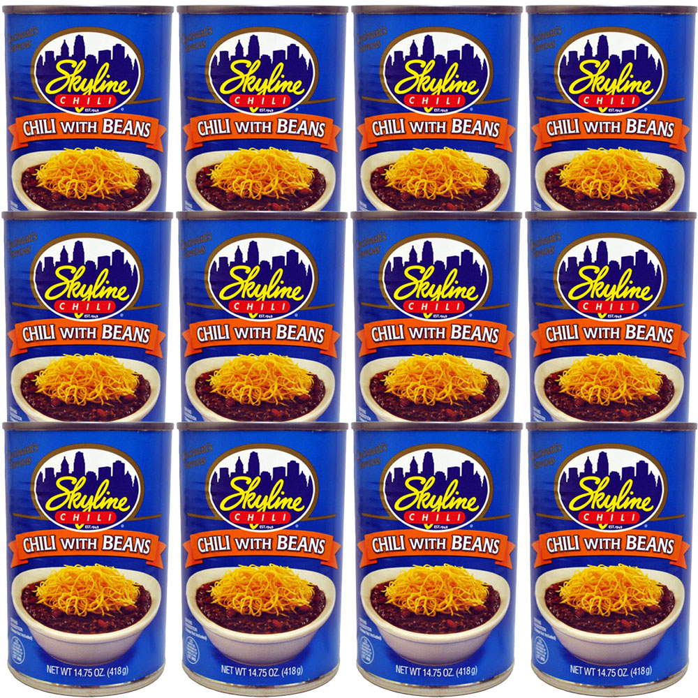 Skyline Chili with Beans 14.75oz Can 12pk