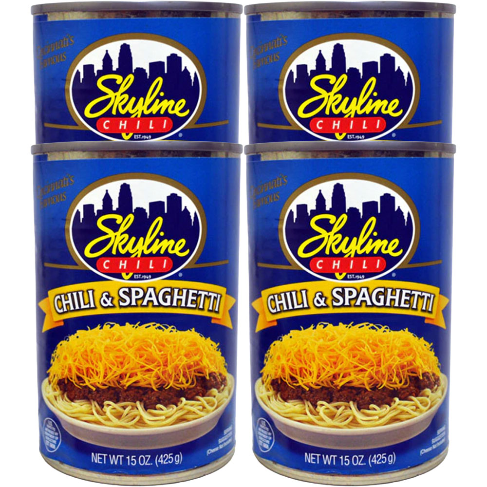 Skyline Chili and Spaghetti 15oz Can 4pk