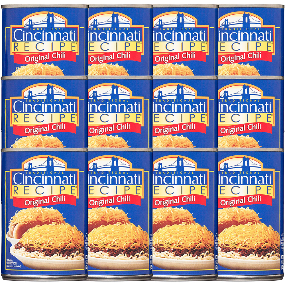 Cincinnati Recipe Original Chili 15oz Can 12pk