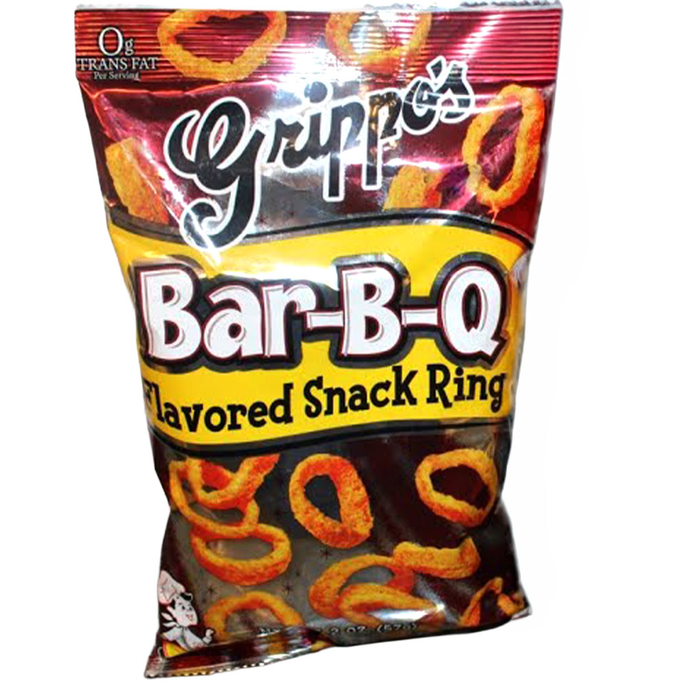 Grippo's BBQ Snack Rings 2oz Bags 20ct