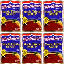 Worthmore Mock Turtle Soup 10oz Can 6pk