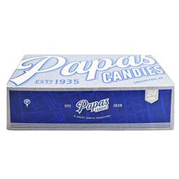 Papas Dark Chocolate Bars 24ct Box