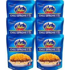 Skyline Chili Spaghetti 14oz Microwaveable Pouch 6pk