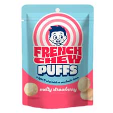 French Chew Strawberry Puffs 1.5oz Bag