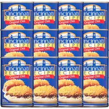 Cincinnati Recipe Original Chili 15oz Can 12pk