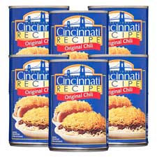 Cincinnati Recipe Original Chili 15oz Can 6pk