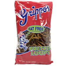 Grippo's Pretzel Loops 15oz Bags 12ct