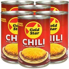 Gold Star Chili 15oz Can 6pk