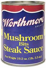 Worthmore Mushroom Bits Steak Sauce 19.5 Oz 3pk 